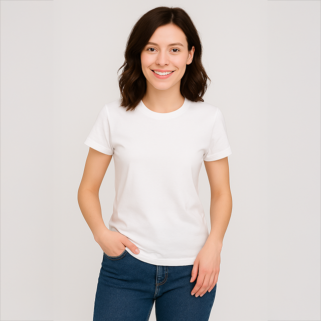 Друк на жіночих футболках оптом — фото 1